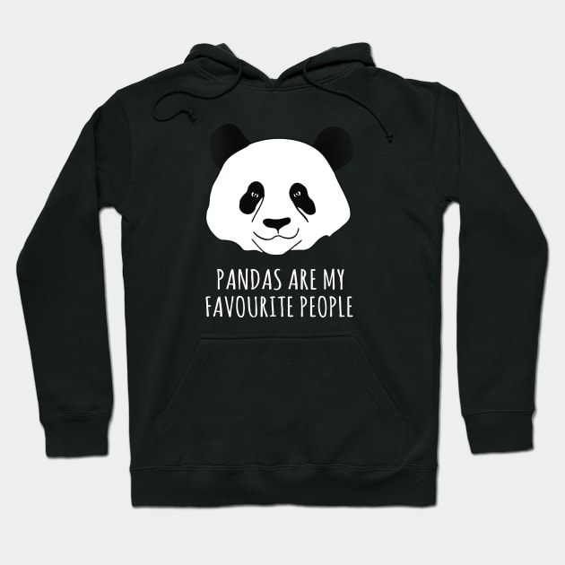 pandas are my favourite people Hoodie by FandomizedRose